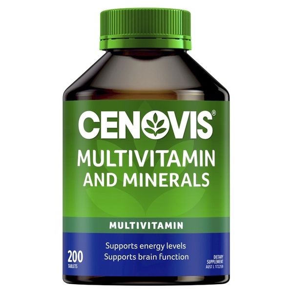 [Chính hãng] VIÊN UỐNG CENOVIS BỔ SUNG MULTIVITAMIN VÀ MINERALS - 200 VIÊN