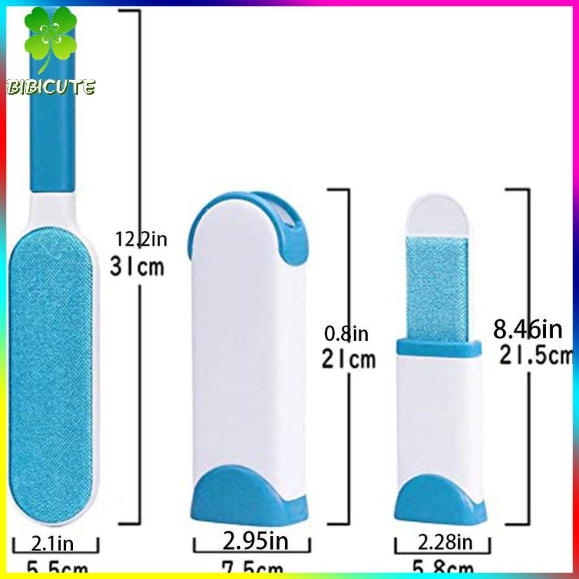 Bộ 7 bàn chải làm sạch lông thú cưng chống tĩnh điện có thể tái sử dụng