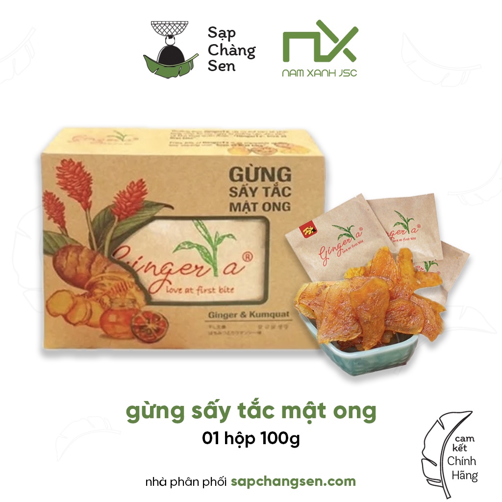 Trái cây sấy (Nam Xanh) | gừng, tắc, mơ, xoài, nghệ, mật ong