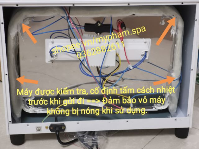 Tủ Hấp Khăn 2 Tầng ( Có Đèn UV Diệt Khuẩn)