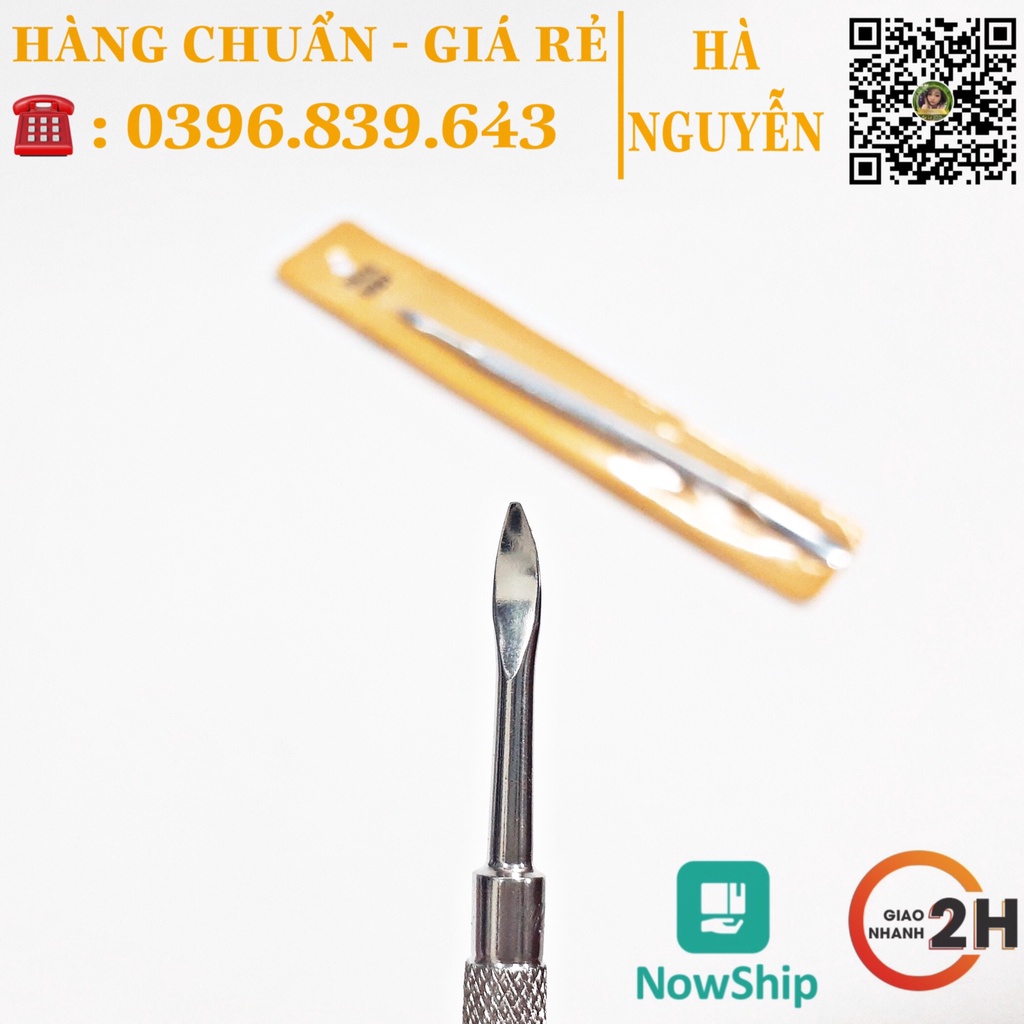 Cây Đẩy Da - Lấy Khóe, Sủi Móng, Đẩy Da ChếtT INOX NHẬT B281 [ KHÔNG RỈ ]