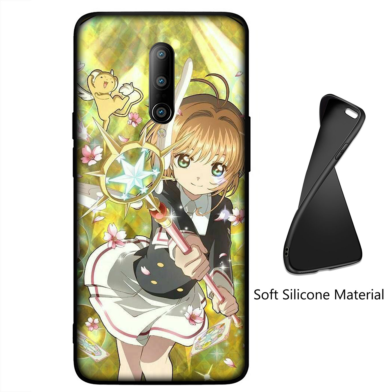 Mềm Ốp Điện Thoại Silicon Họa Tiết Hoạt Hình Thủ Lĩnh Thẻ Bài Sakura Cho Xiaomi Redmi Note 9 7 Pro 9a 7a 9c Note7 Note9 9pro 7pro K54
