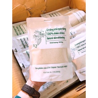 Ủ Trắng Khổ Qua Tặng Kèm Cọ Đắp Mặt (bịch 300g)