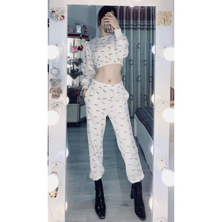 set thể thao áo croptop