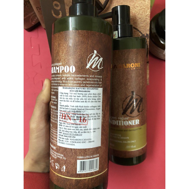 Keratin nguyên chất phục hồi hư tổn masaroni dung tích 500 ml