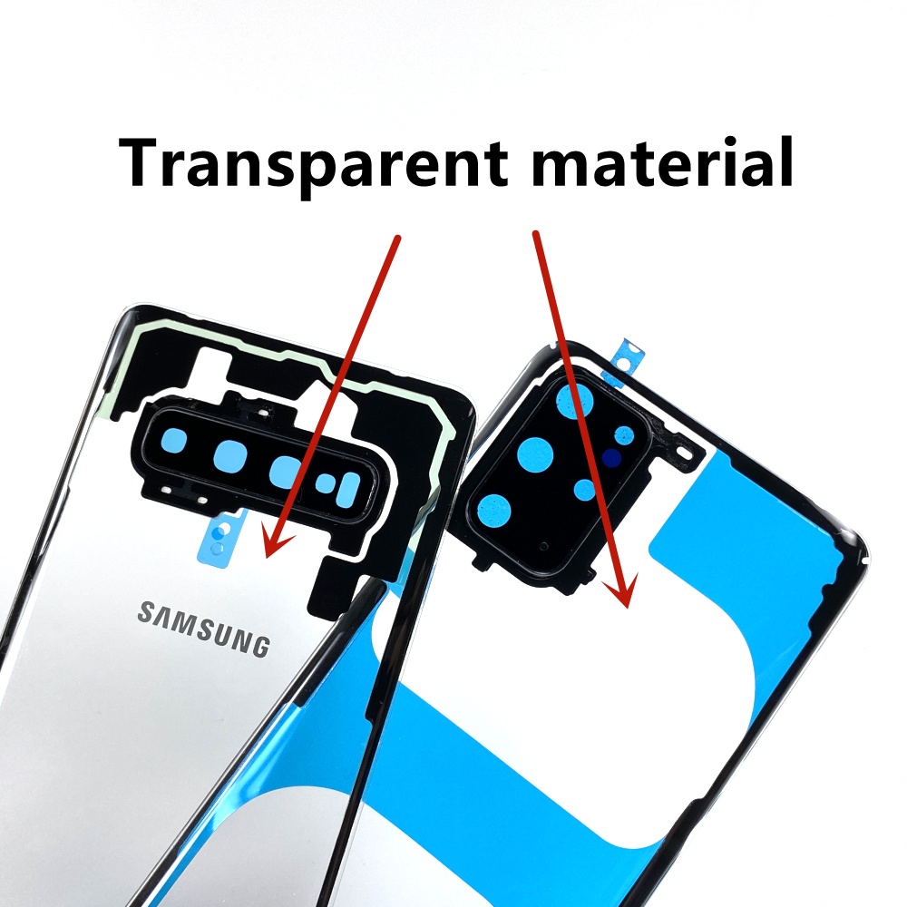 Ốp Điện Thoại Mặt Kính Trong Suốt Cho SAMSUNG Galaxy S6 S7 Edge S8 S9 S10 5G S20+ Plus Ultra