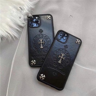 Ốp da logo chrome heart 2 góc