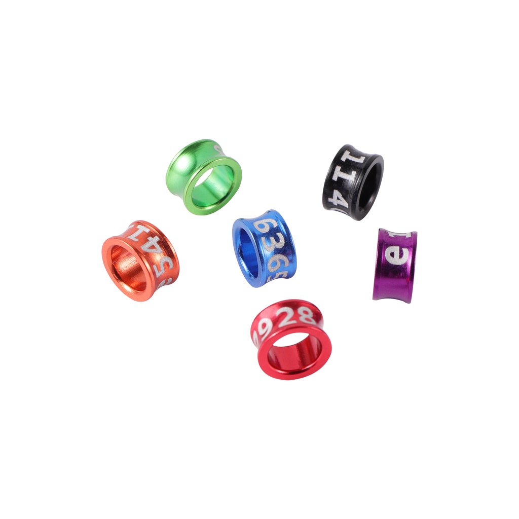 30 Chiếc Vòng Chim Legband 4mm 4.7mm / 5mm / 6mm / 7mm l ID ngẫu nhiên l Albs l Loại mảnh mai