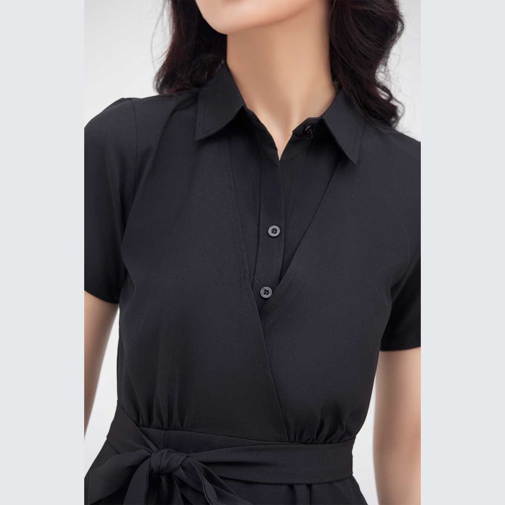 [Mã WABRGUM giảm 10% tối đa 30K đơn 99K] Đầm sơ mi nữ thời trang GUMAC thiết kế đắp chéo DC05012 - mẫu mới | BigBuy360 - bigbuy360.vn