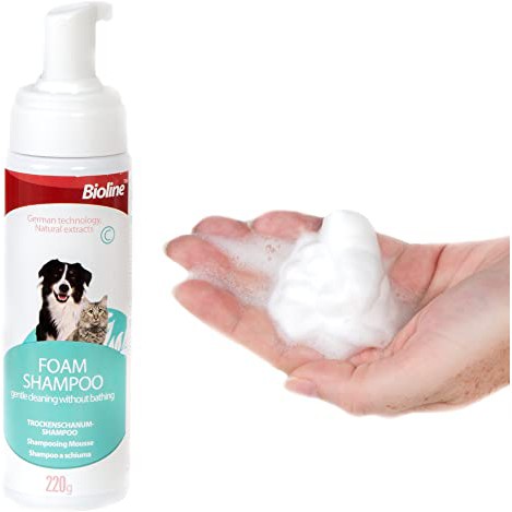 Dầu Gội Tạo Bọt Bioline dành cho chó mèo