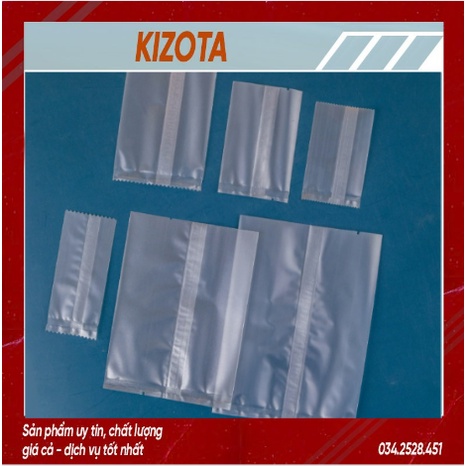 Set 100 túi bánh kẹo trắng mờ, bao bì đựng bánh kẹo, trà hoa - nhiều kích thước-kizota