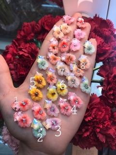 Ly đá _ Hoa bột nail, phụ kiện nail