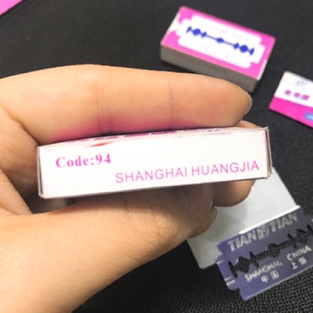 Gói 20 Hộp  Dao Lam Tím Tiantian 30S Store