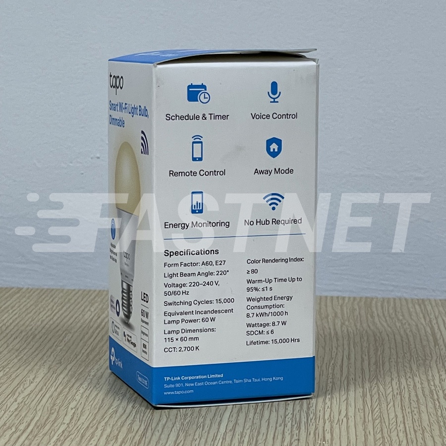 Bóng Đèn Wi-Fi Thông Minh TP-Link Tapo L510E Điều Chỉnh Độ Sáng