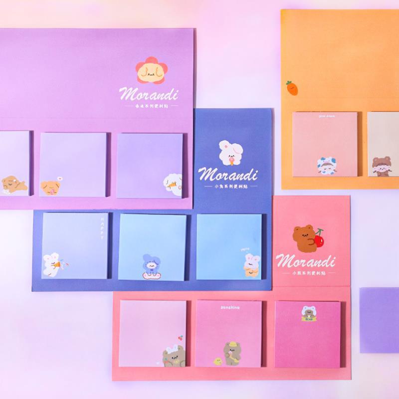 Set 3 Xấp Giấy Note 60 Trang Dễ Thương