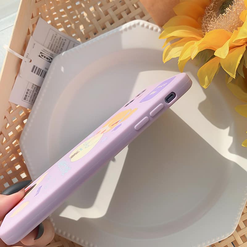 Ốp Lưng Điện Thoại Nhựa Mềm Bé Gái Sweet Time