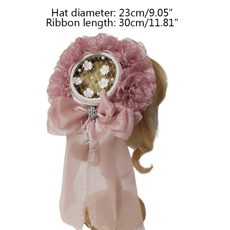 Phụ Kiện Cài Tóc Phong Cách Lolita Ngọt Ngào Dùng Làm Đạo Cụ Chụp Ảnh