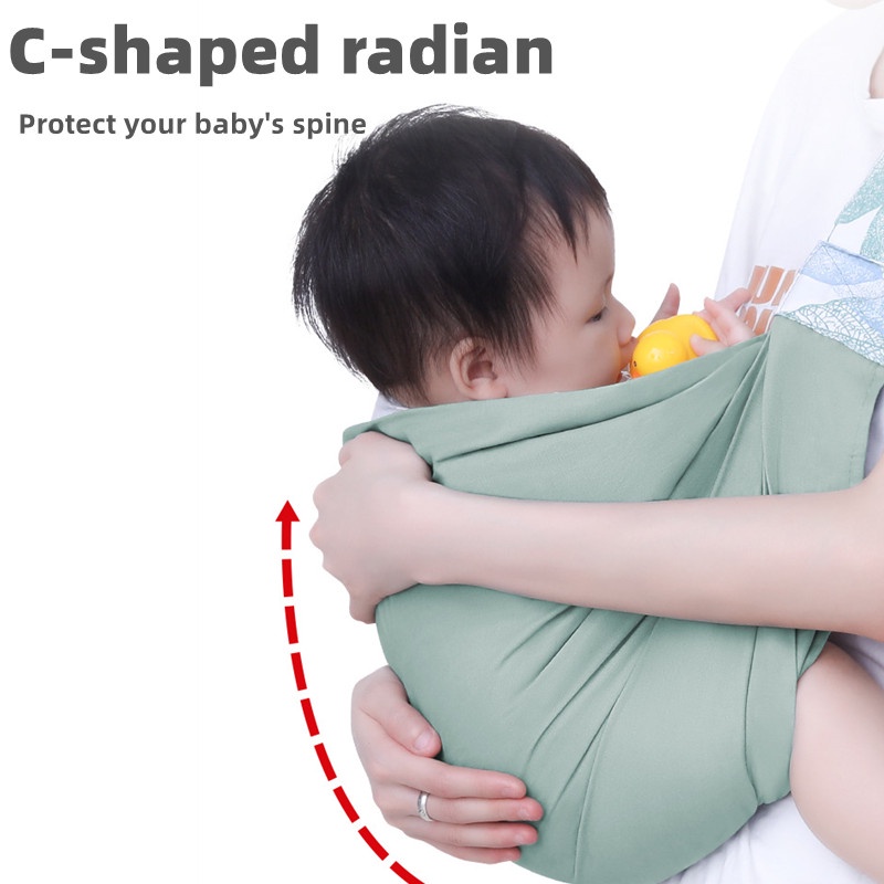 Đai địu trẻ em 0-24 tháng tuổi phối lưới có thể gấp lại