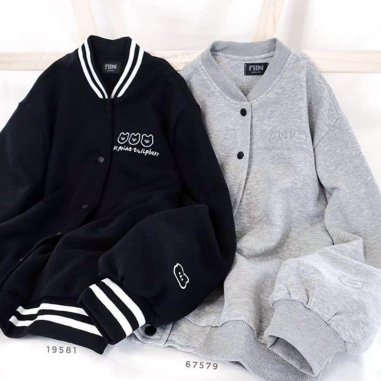Áo Khoác Bóng Chày Nữ Thêu Hoa Size Ssu.14my22a - XXL | Áo Khoác Nữ In Hình Cá Tính Thời Trang Hàn Quốc | Áo Khoác Bomber Nữ
