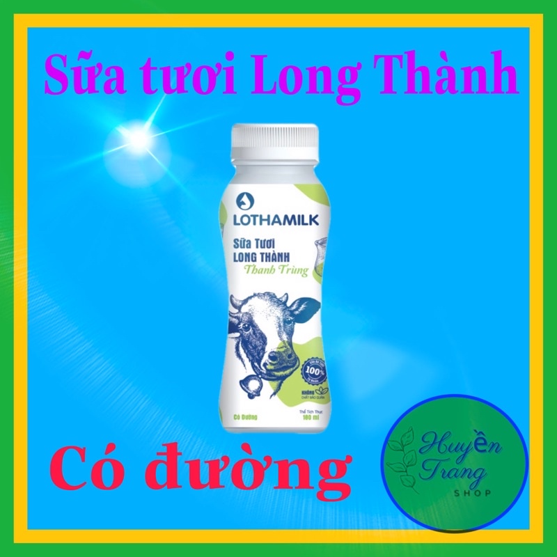 Sữa tươi tiệt trùng có đường 180ml