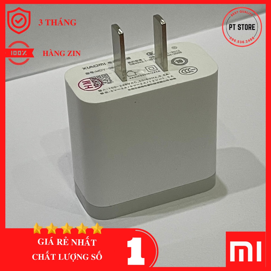 Bộ sạc nhanh Xiaomi: Củ sạc nhanh xiaomi 18w - 22W - 27W và dây cáp type C  Xiaomi chính hãng, hàng zin siêu tốt