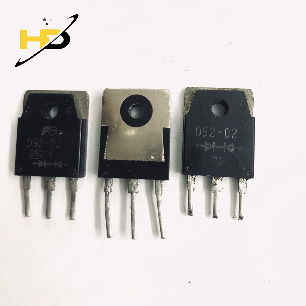 Bộ 2 Con Diode Máy Hàn Điện Tử D92-02, Đi-ốt Xung 20A 200V TO247 ( Hàng Tháo Máy )