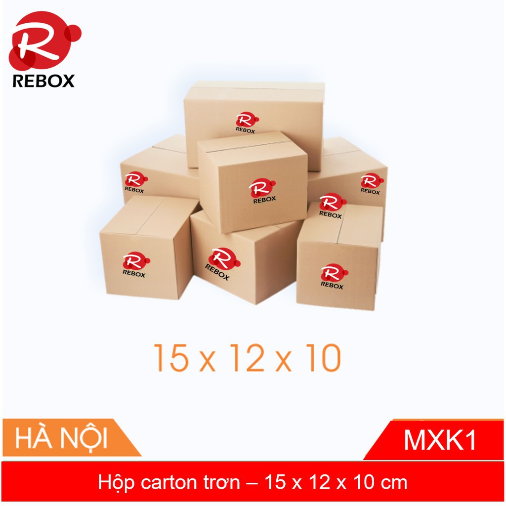 Hộp carton 15x12x10 cm - SIÊU RẺ COMBO 50 Hộp đóng hàng 3 lớp