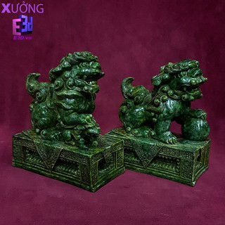 Tượng đôi kỳ lân - Xưởng E3D - NGHE 018