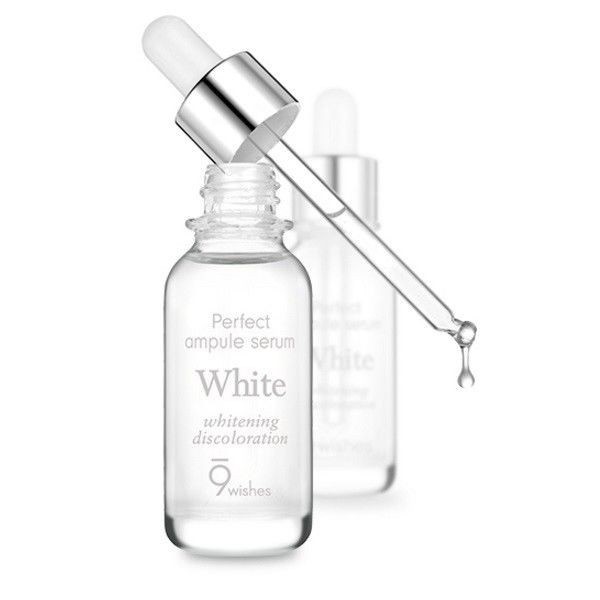 Tinh Chất Dưỡng Trắng Và Phục Hồi Da 9 Wishes Miracle White whitening discolonaration Ampule Serum 25ml