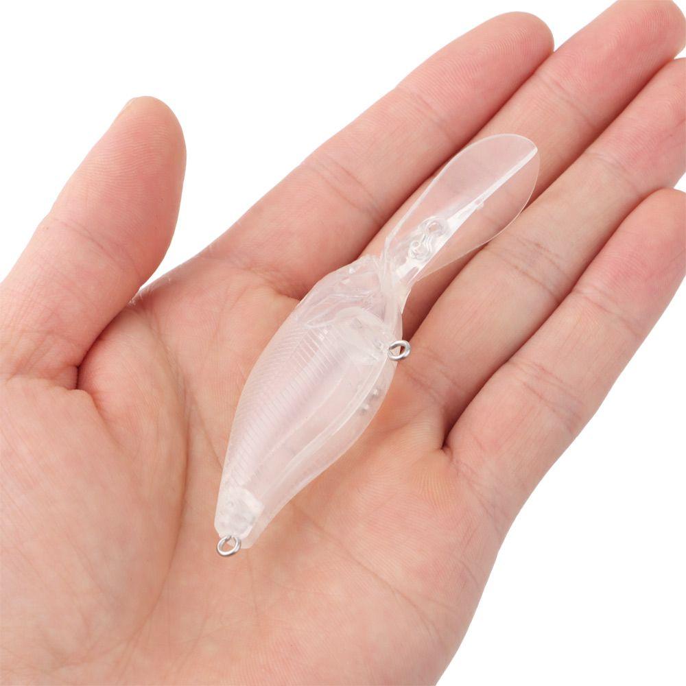 MUVAKO Set 10 Mồi Câu Cá Giả Trong Suốt Chuyên Dụng