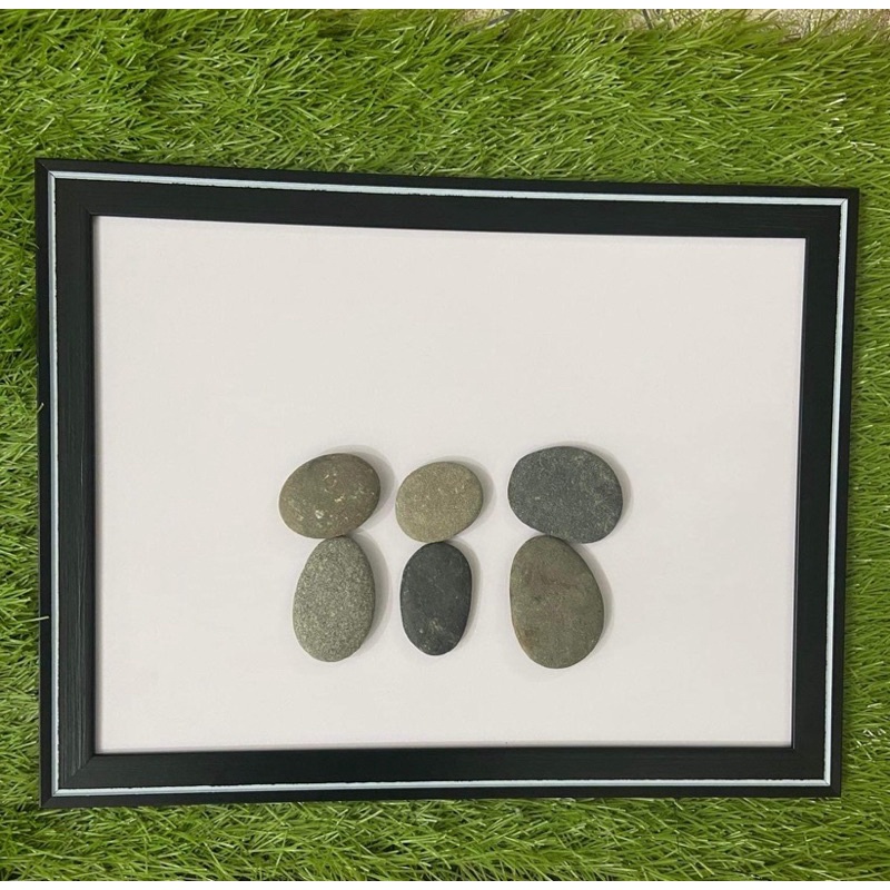 Khung tranh sỏi kèm foam 20.30