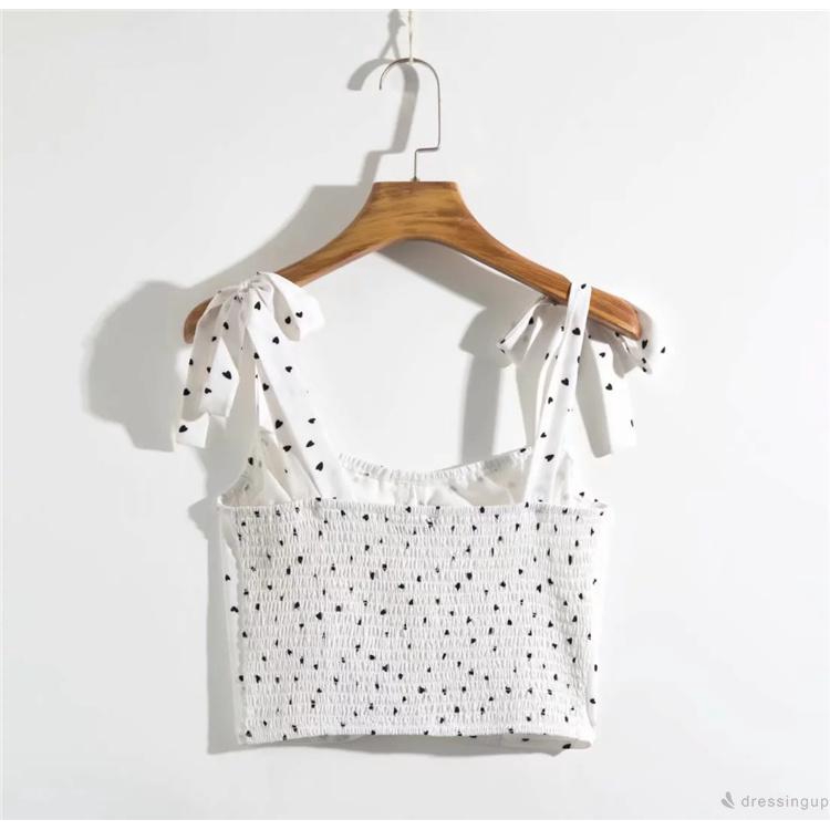 d❃♪Women´s Floral Summer Wild Sexy Pleated Top