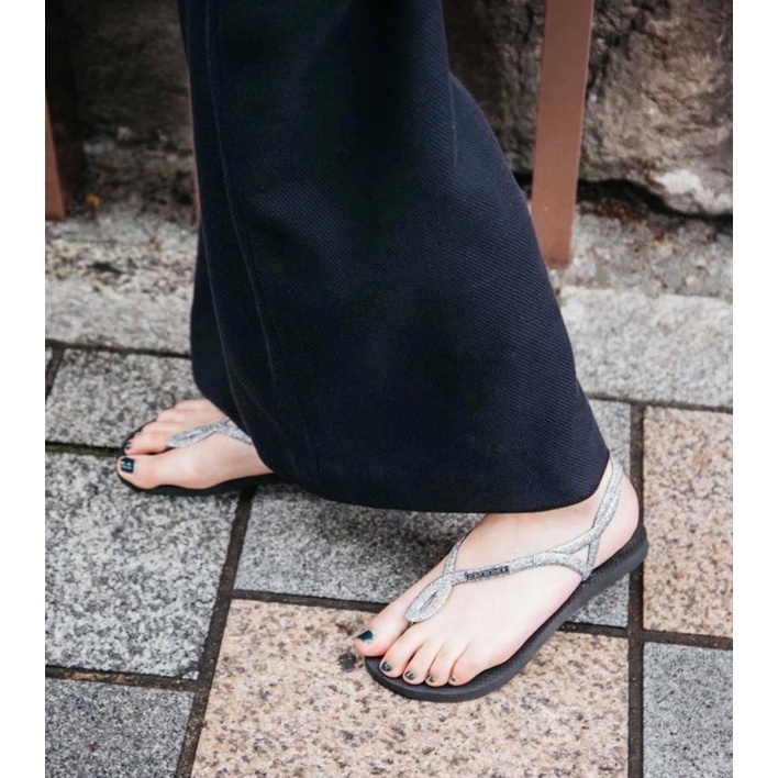 Sandal Havaianas nhũ