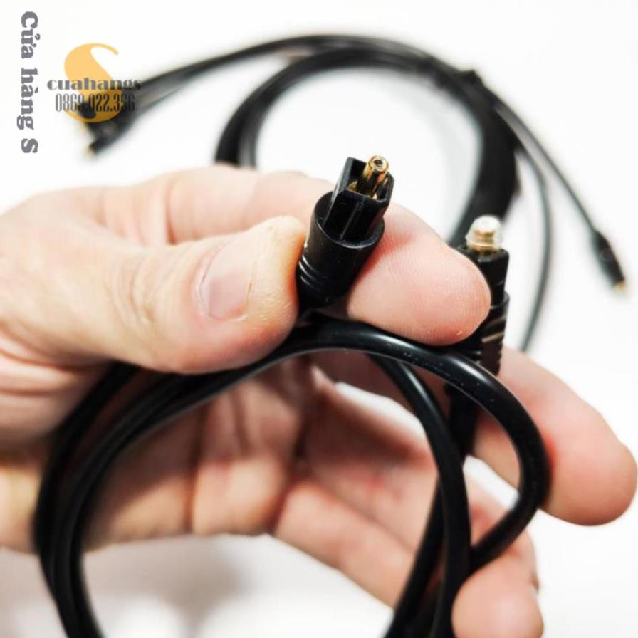 Cáp Optical audio nhựa đen tiêu chuẩn - Toslink