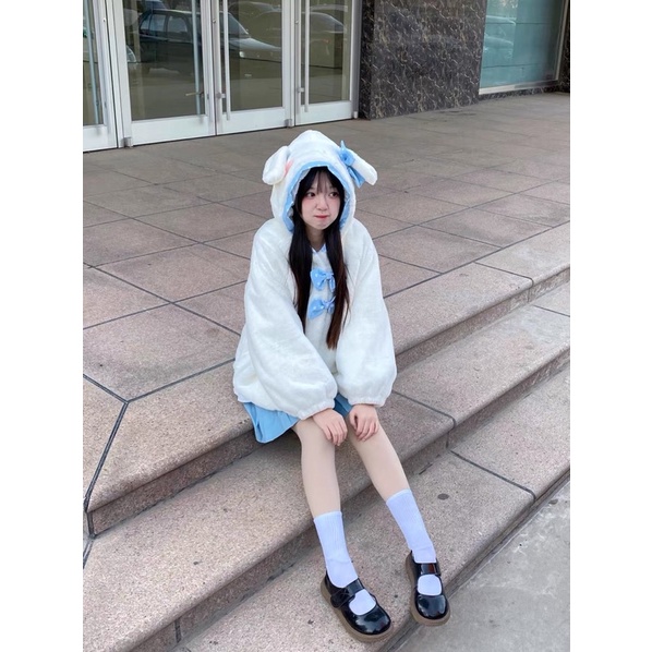 Áo khoác mùa đông sưởi ấm cinnamorrol