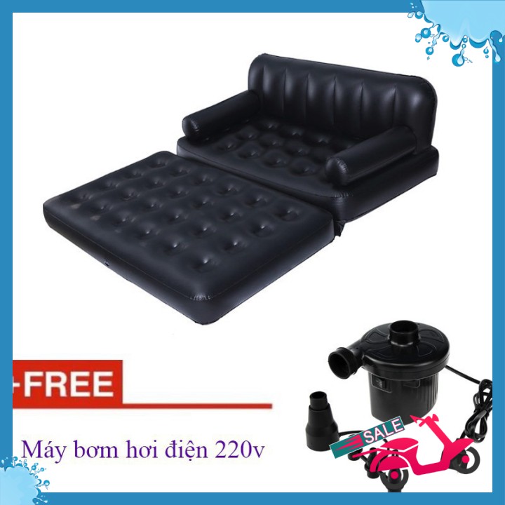 🆕 Bộ giường ghế Sofa hơi cao cấp tặng kèm bơm điện 220v