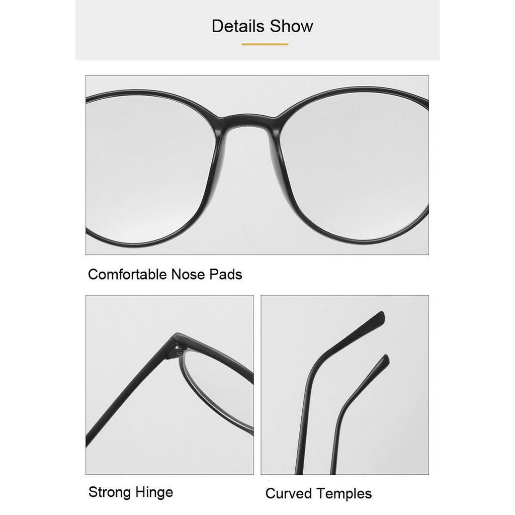 Kính Tròn Tr90 Chống Phân Hủy Thời Trang Tr90