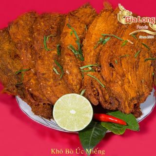 thịt lợn giả bò sấy khô gia long ký