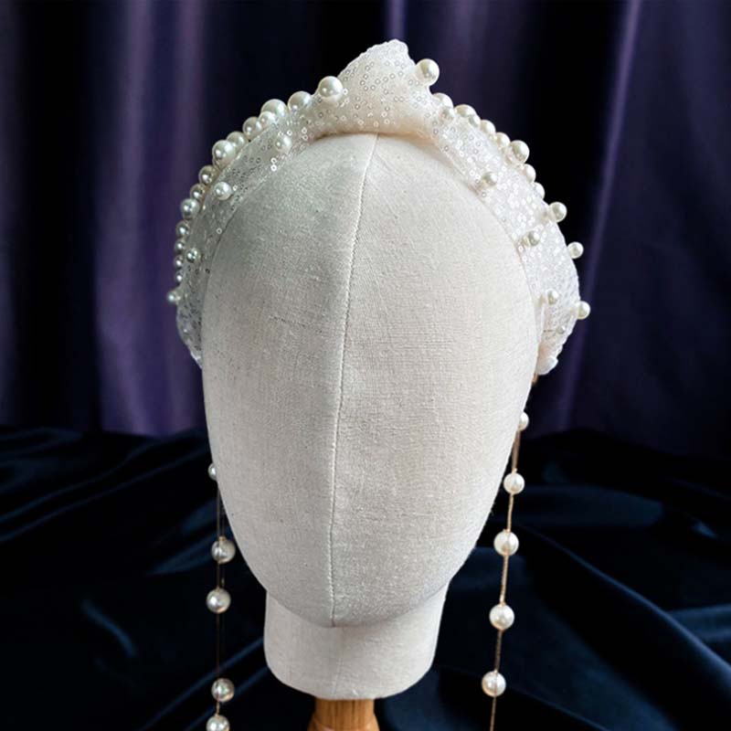 Cài Tóc Đính Ngọc Trai Sang Trọng Cho Cô Dâu