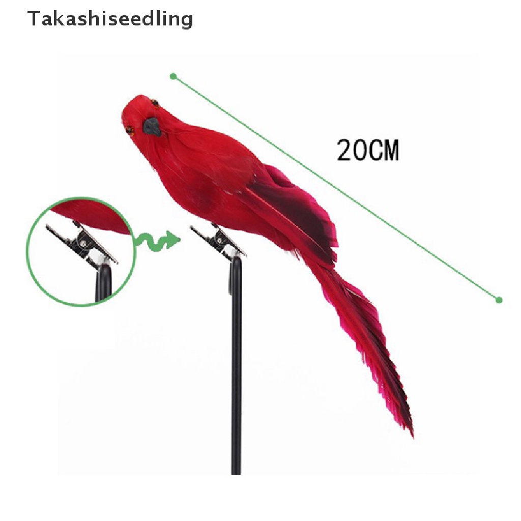 Chú Vẹt Nhân Tạo Dễ Thương 20cm Trang Trí Nhà Cửa / Sân Vườn