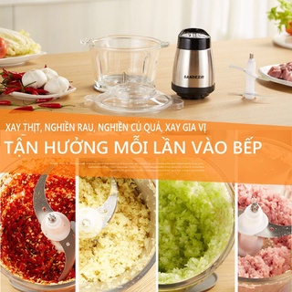 _Máy xay ngũ cốc, xay gia vị inox mini hàng chính hãng công suất cao 300W