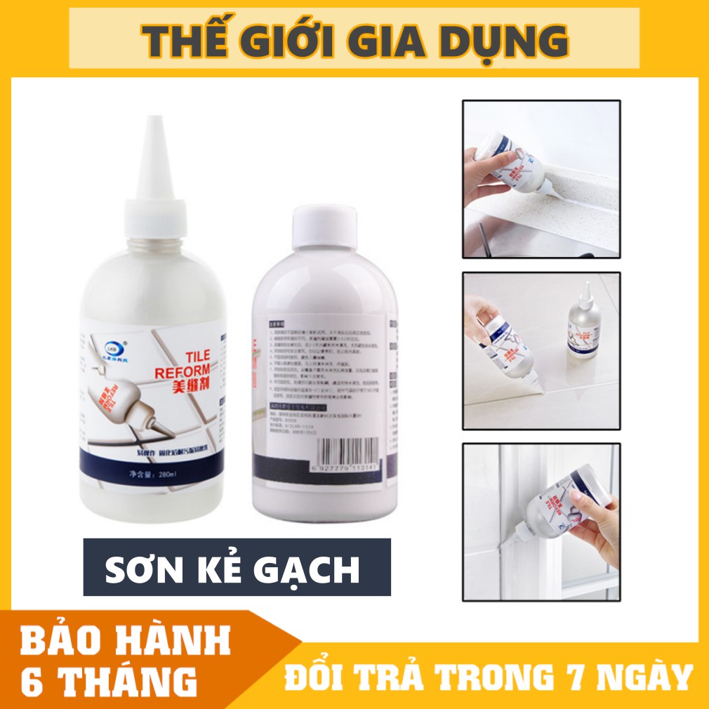 Lọ Sơn Kẻ Chỉ Gạch FREESHIP Sơn Kẻ Trắng Gạch