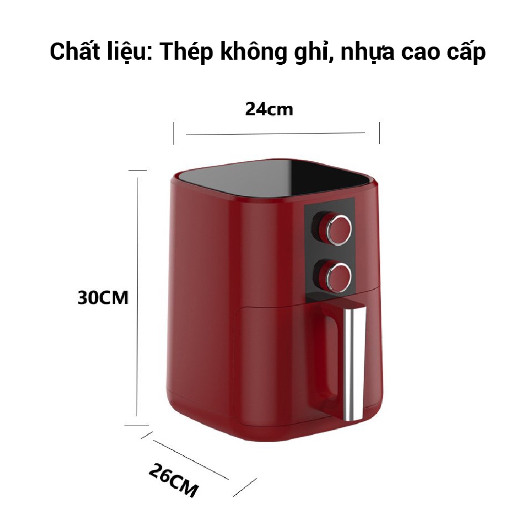 Nồi Chiên Không Dầu 5L-1350W SƯƠNG MAI Sản Phẩm Chính Hãng Bảo Hành 12 Tháng, 1 Đổi 1 Trong 30 Ngày SM00240