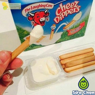 Bánh que chấm phomai con bò cười