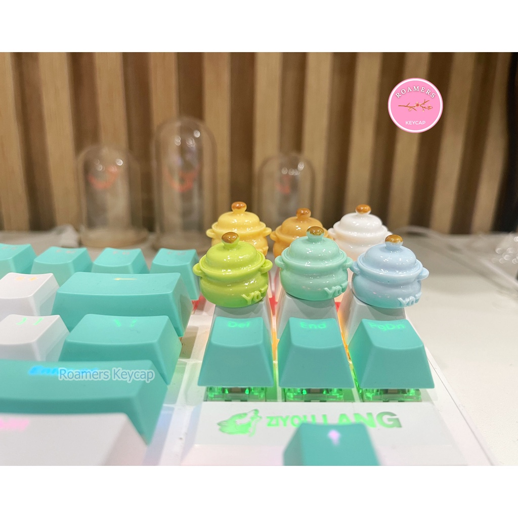 Keycap lẻ Nồi Cơm Dễ Thương Đáng Yêu Màu Đặc Sắc
