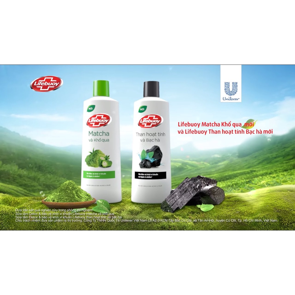Sữa Tắm Lifebuoy Detox Matcha Và Khổ Qua