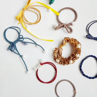 Dây cột tóc nhiều mẫu pastel dễ thương phụ kiện tóc style hàn quốc - namimi