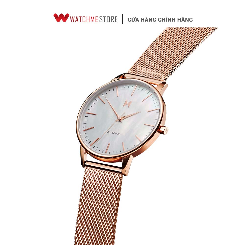 [ ĐẶC BIỆT 18-29.07 - VOUCHER 10%] - Đồng hồ Nữ MVMT dây thép không gỉ 38mm - D-MB01-RGPL