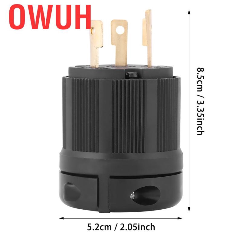 Đầu Nối Dây Điện Nema L5-30A 125v 3