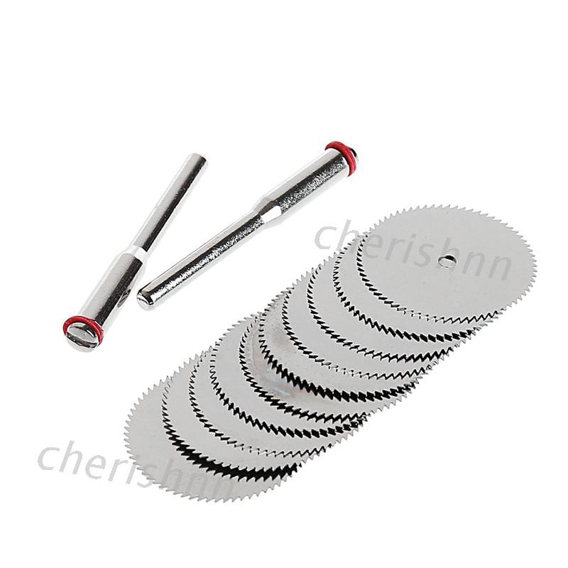 Đĩa Cưa Bằng Gỗ Kèm 2 Trục Xoay 10x22mm